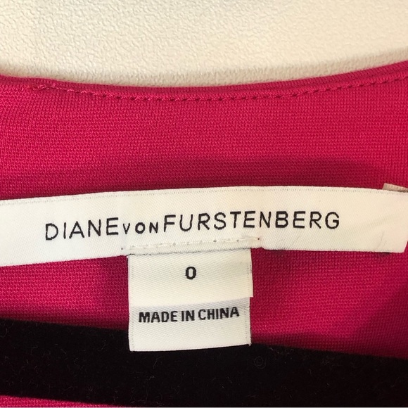 Diane von Furstenberg Carla Sleeveless Flared-Hem Dress in Jazzberry Pink - Picture 13 of 15